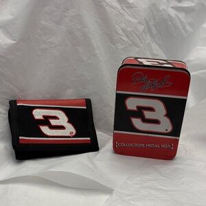 3 Dale Earnhardt trifold wallet with collector tin